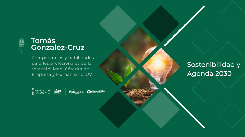 Competencias y habilidades para los profesionales de la sostenibilidad Cátedra de empresa y Humanismo | Tomás Gonzalez-Cruz