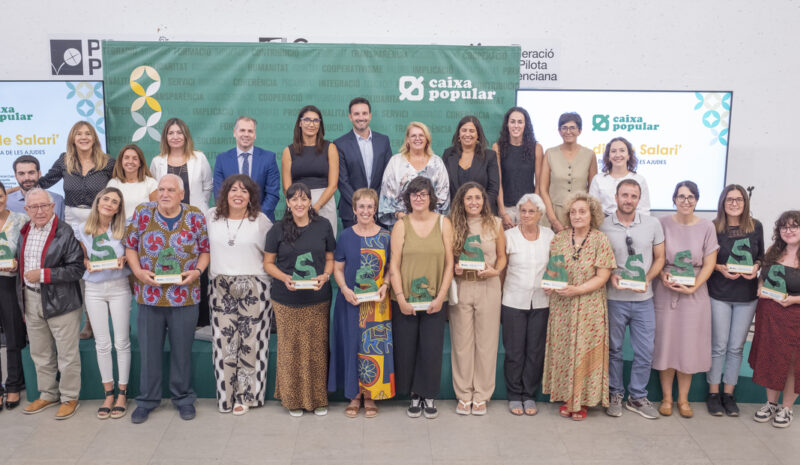 Caixa Popular y su plantilla impulsarán 10 proyectos sociales con los 100.000 € recaudados en la iniciativa ‘Un dia de Salari’