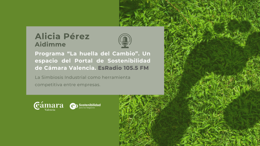 Entrevista Alicia Pérez. Aidimme Centro Tecnológico | La Huella del Cambio, un espacio del Portal de Sostenibilidad de Cámara Valencia
