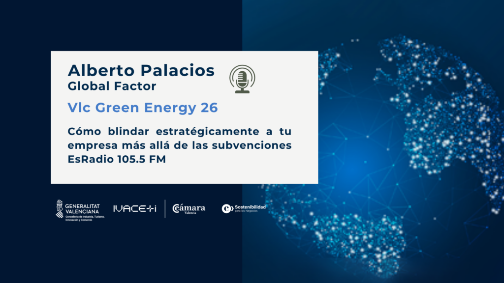 Entrevista a Alberto Palacios. GLOBAL FACTOR | Cómo blindar estratégicamente a tu empresa más allá de las subvenciones